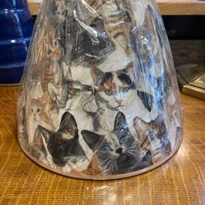 Whiskered Friends Cat Print Shade
