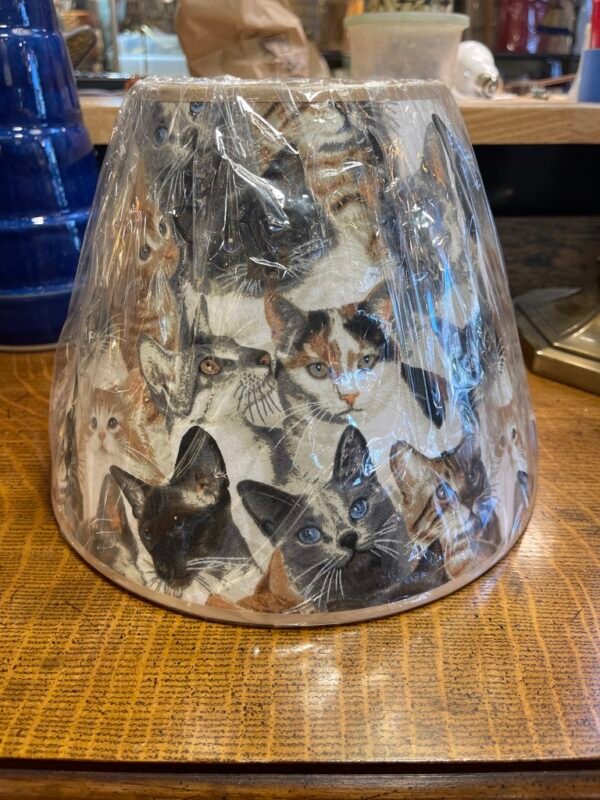 Whiskered Friends Cat Print Shade
