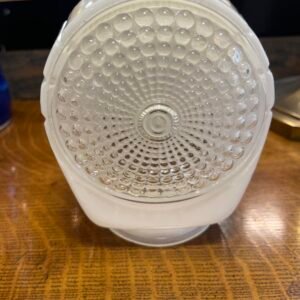Clear Honeycomb Textured Glass Shade