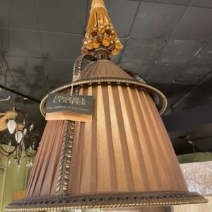 Frederick Cooper Pleated Fabric Pendant Lamp