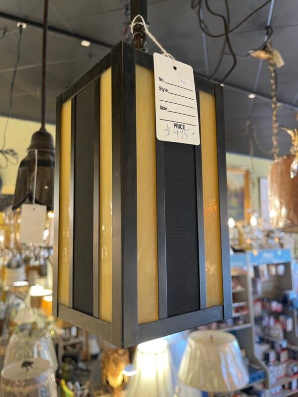 Mission Style Hanging Pendant Light