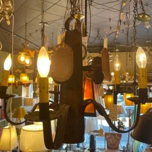 Rustic Iron 4-Light Chandelier