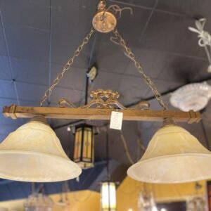 Classic 2-Light Billiard or Kitchen Island Fixture