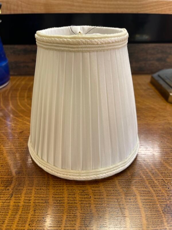Pleated Ivory Mini Shade