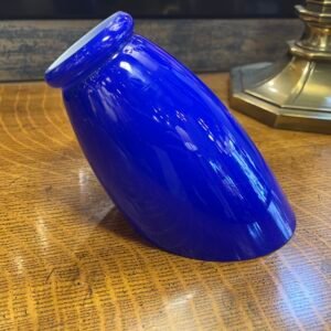 Cobalt Blue Slant Glass Shade (1/2)