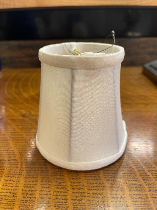 Classic White Linen Mini Shade