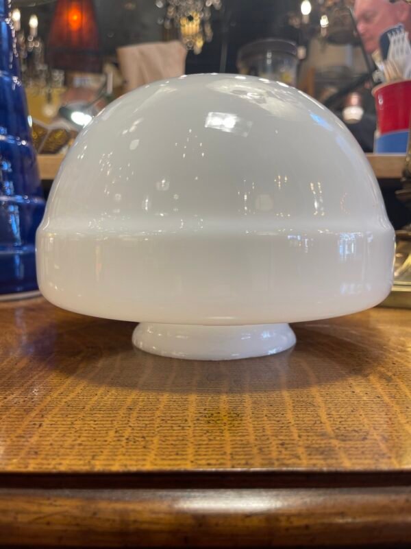 White Opal Schoolhouse Glass Shade