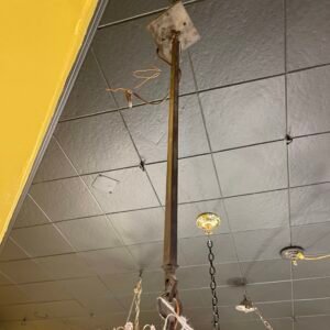 Rustic Mica Mission-Style Pendant Light