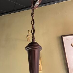 Traditional Bronze 5-Light Chandelier with Frosted Bell Shades