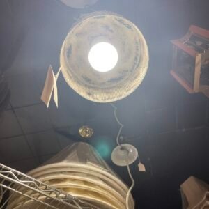 Distressed Farmhouse-Style Hanging Cage Light
