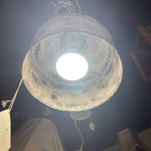 Distressed Farmhouse-Style Hanging Cage Light