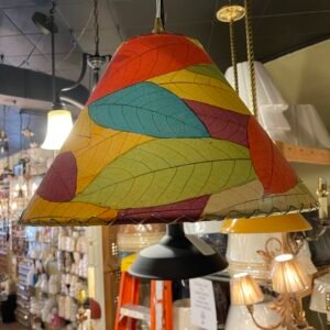 Tropical Leaf Patchwork Pendant Shade
