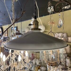 Vintage Industrial Shallow Dome Pendant Light