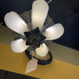 Art Deco slip shade chandelier 1920-1930