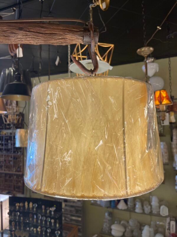 Farmhouse twin shade hanging light
