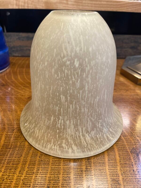 Textured Frosted Glass Bell Shade