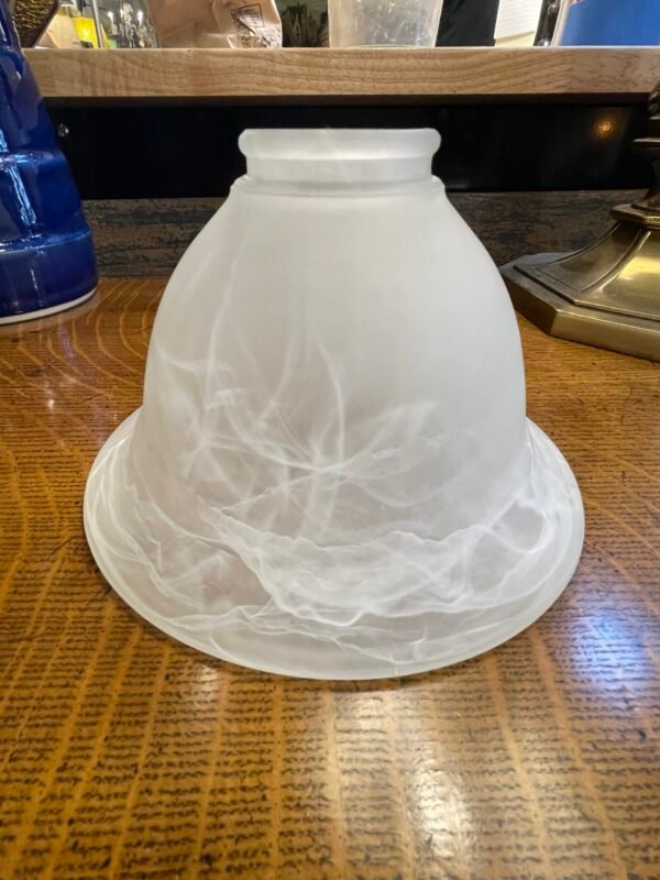 Swirled Alabaster Frosted Glass Shade