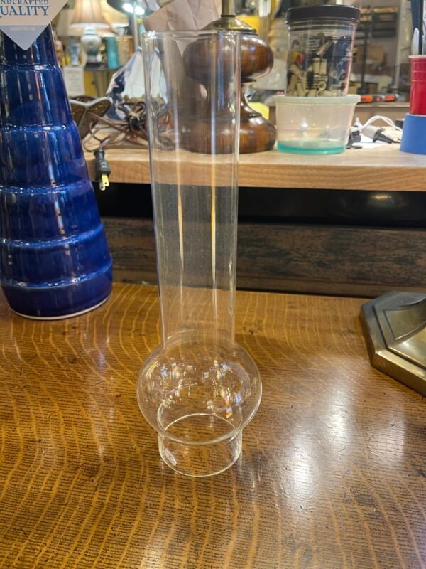 Clear Glass Ball-Base Chimney Shade