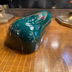 Emerald Green Bankers Lamp Shade – Rounded Style