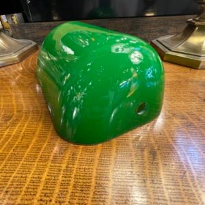Bright Green Bankers Lamp Shade – Straight Cut