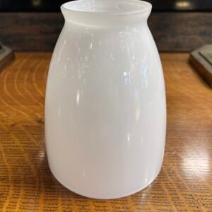 White Opal Glass Tulip Shade – Contemporary Classic